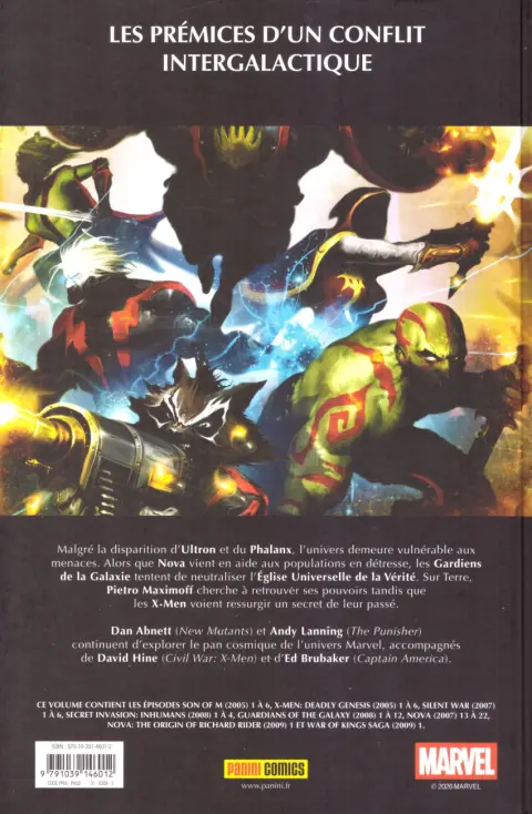 Verso de l'album Prélude à War of Kings