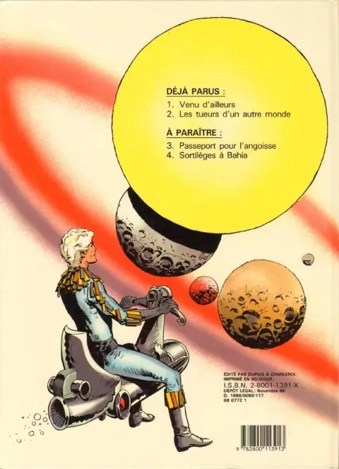 Verso de l'album Cristal Tome 2 Les tueurs d'un autre monde