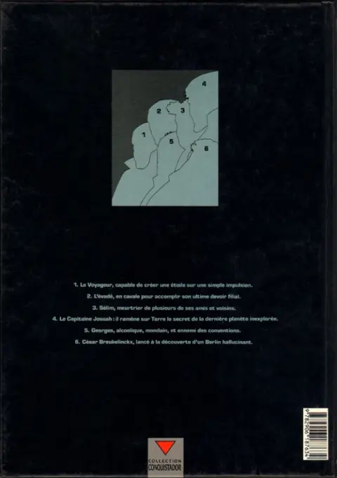 Verso de l'album Dérives Tome 1