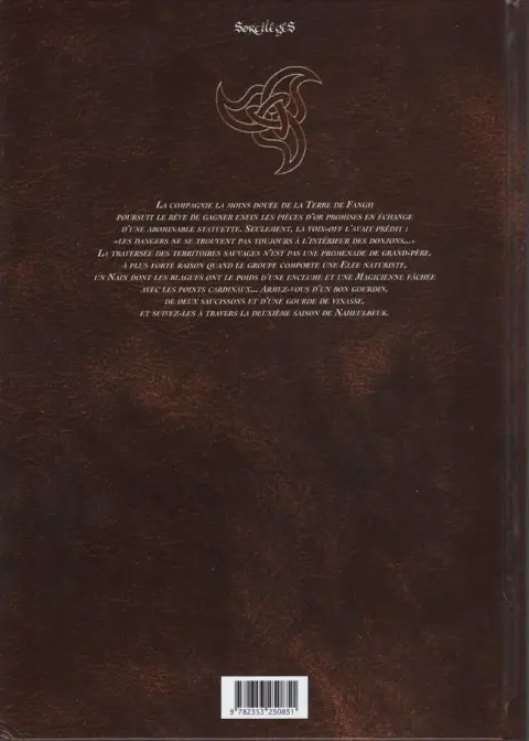 Verso de l'album Le Donjon de Naheulbeuk Tome 5 Deuxième saison, partie 3