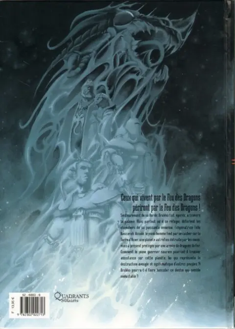 Verso de l'album Drakko Tome 2 la nébuleuse des serpents
