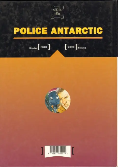 Verso de l'album Enfer blanc Tome 3 Police Antarctic