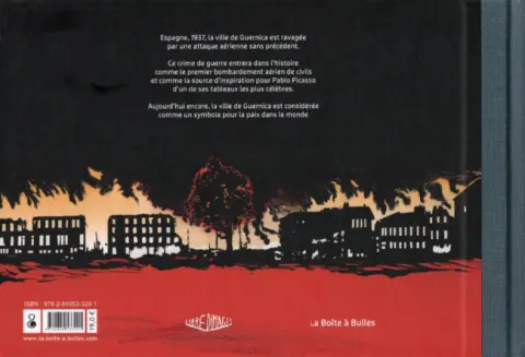 Verso de l'album Guernica