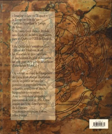Verso de l'album L'Oeil du Dragon