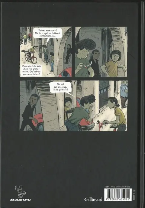 Verso de l'album Histoires du quartier 2 Chemins