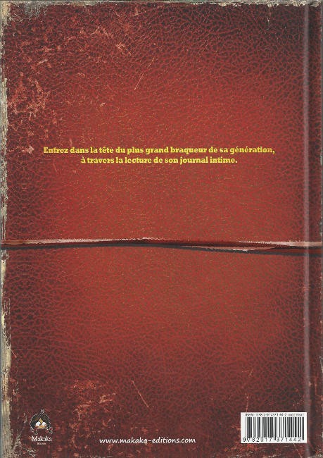 Verso de l'album Hold-up Tome 1 Journal d'un braqueur 1976-1988