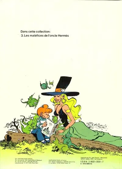 Verso de l'album Isabelle Tome 3 Les maléfices de l'oncle Hermès