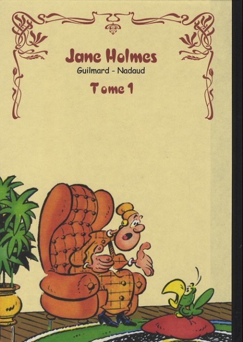 Verso de l'album Jane Holmes Tome 2 Les toiles des fous - Traquenard