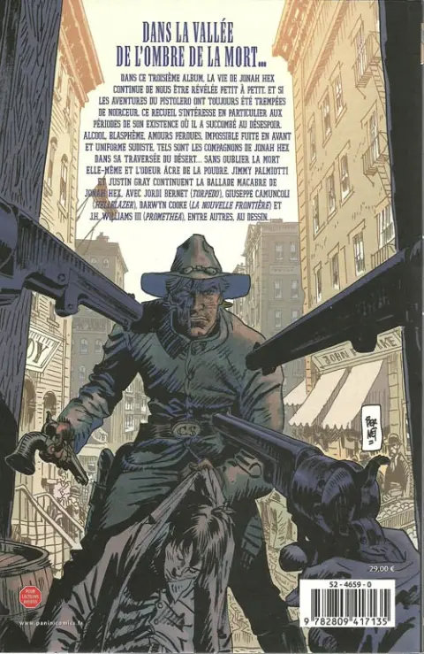 Verso de l'album Jonah Hex Tome 3 La traversée du désert