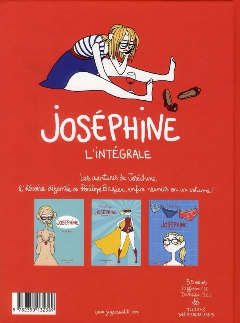 Verso de l'album Joséphine L'intégrale
