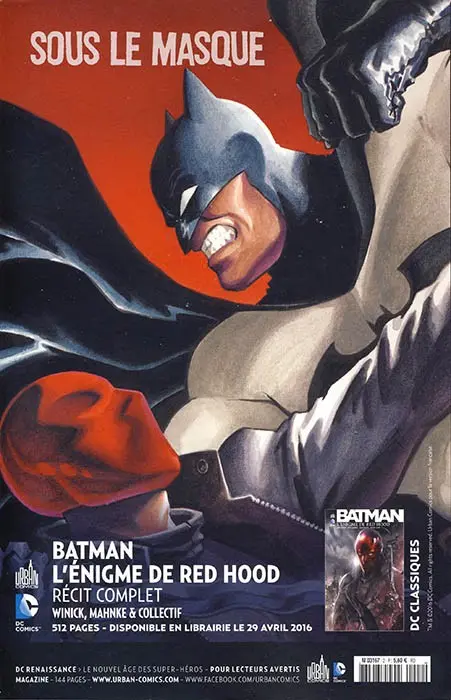 Verso de l'album Justice League Univers #2