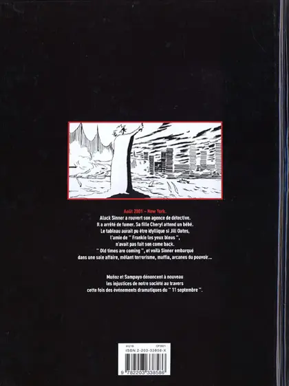 Verso de l'album Alack Sinner Tome 7 L'Affaire USA