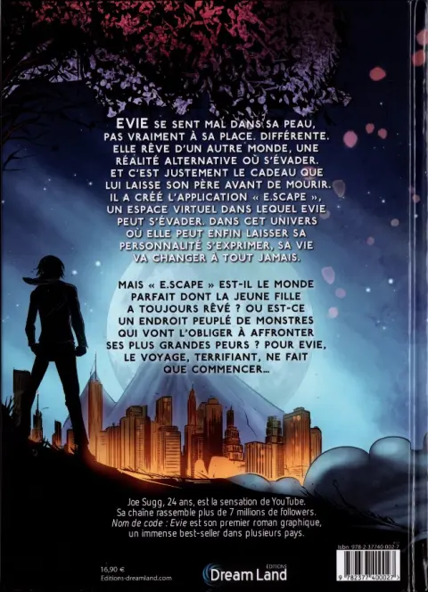 Verso de l'album Nom de code : EVIE