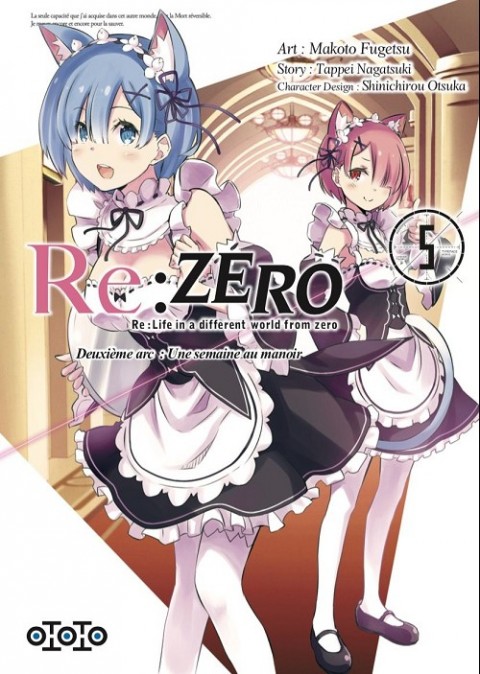 Couverture de l'album Re:Zero (Re : Life in a different world from zero) Deuxième arc : Une semaine au manoir 5