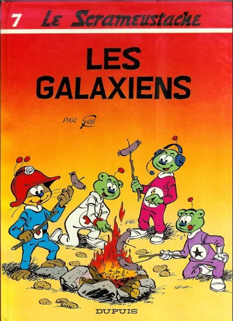 Couverture de l'album Le Scrameustache Tome 7 Les galaxiens
