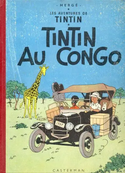Couverture de l'album Tintin Tome 2 Tintin au Congo