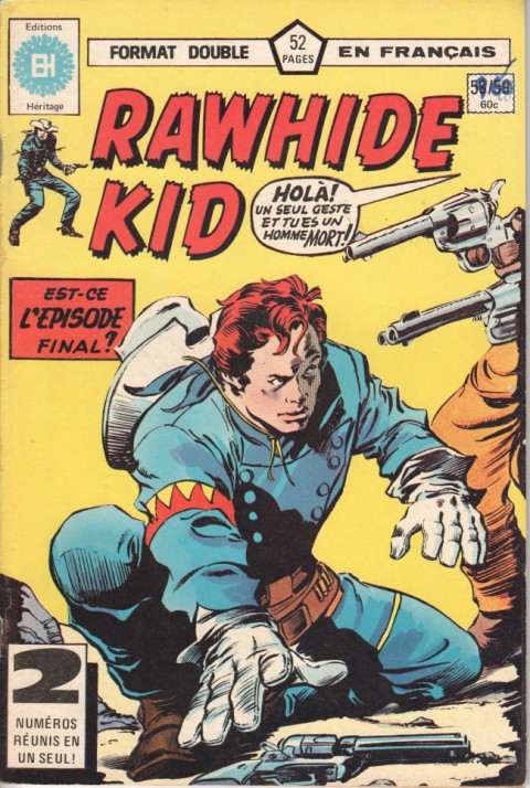 Couverture de l'album Rawhide Kid N° 59/60 Le Kid du Missouri