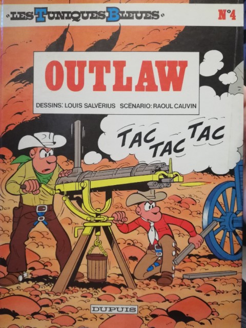 Couverture de l'album Les Tuniques Bleues Tome 4 Outlaw