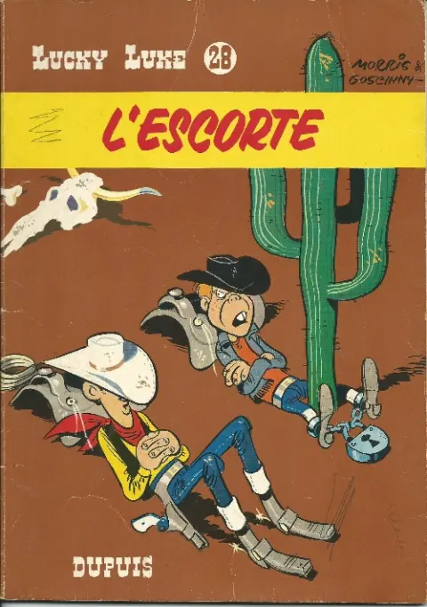 Couverture de l'album Lucky Luke Tome 28 l'escorte
