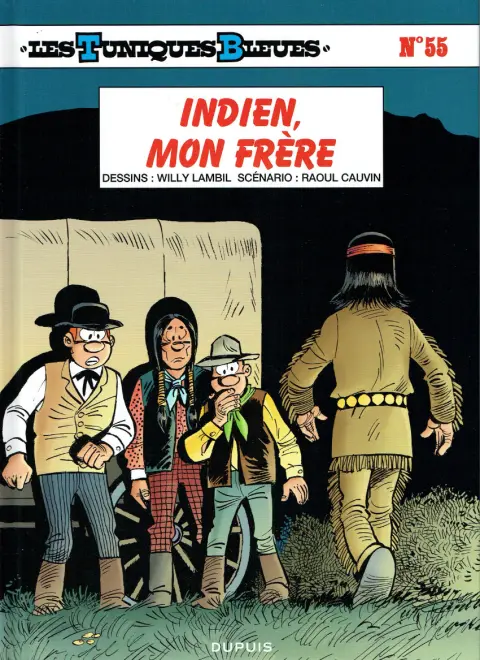 Couverture de l'album Les Tuniques Bleues Tome 55 Indien, mon frère