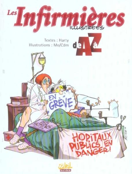 Couverture de l'album de A à Z Les Infirmières illustrées de A à Z