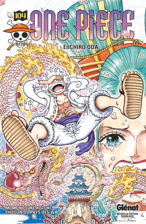 Couverture de l'album One Piece 104 Momonosuké Kozuki, Shogun du Pays des Wa