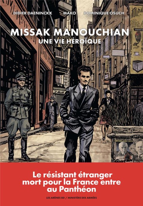 Couverture de l'album Missak Manouchian Une vie héroïque