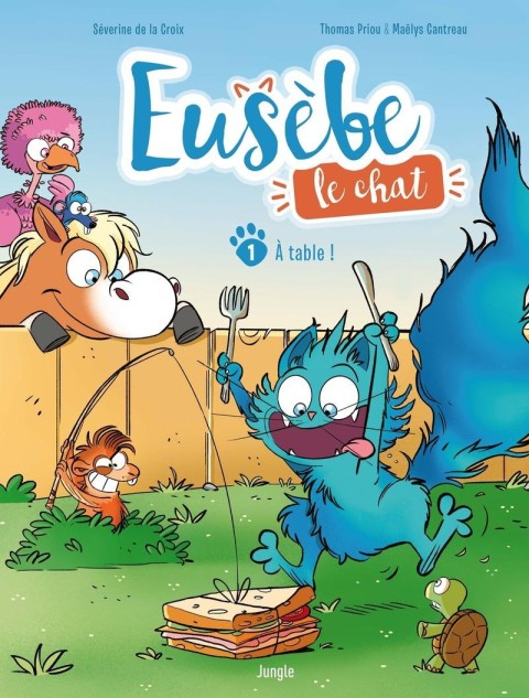 Eusèbe, le chat 1 A table !