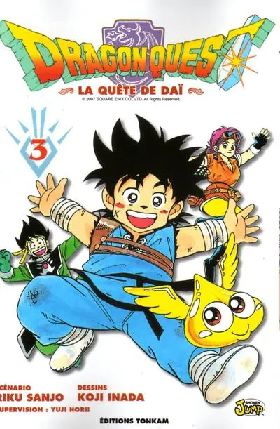 Dragon Quest - La quête de Daï Tome 3 Rassemblez-vous, disciples d'Avan !!