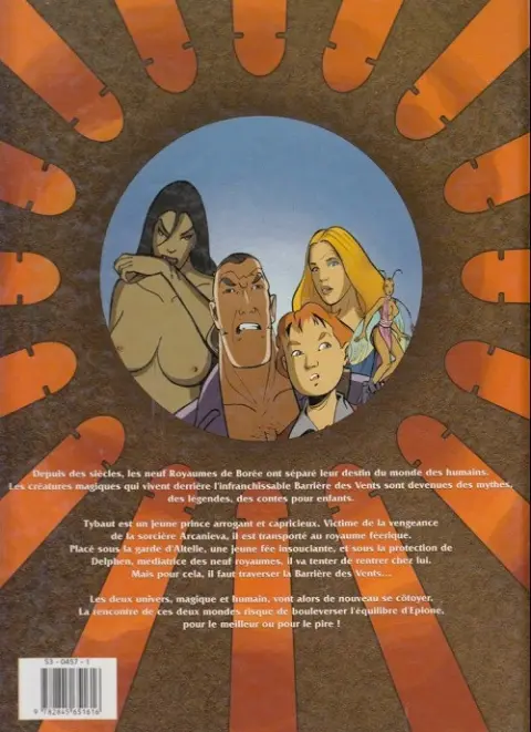 Verso de l'album Les Royaumes de Borée Tome 1 Par-delà les vents