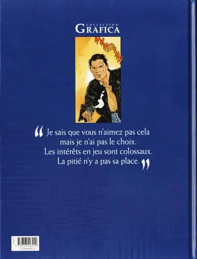 Verso de l'album Sam Bracken Tome 1 La frontière du silence