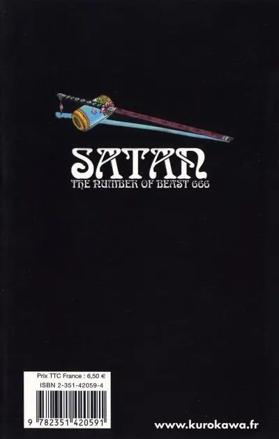 Verso de l'album Satan 666 5