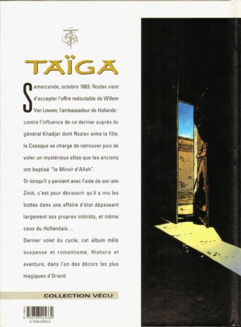 Verso de l'album Taïga Tome 3 Le miroir d'Allah