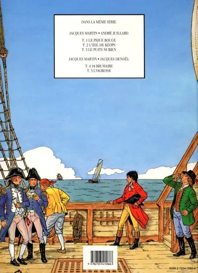 Verso de l'album Arno Tome 4 18 Brumaire