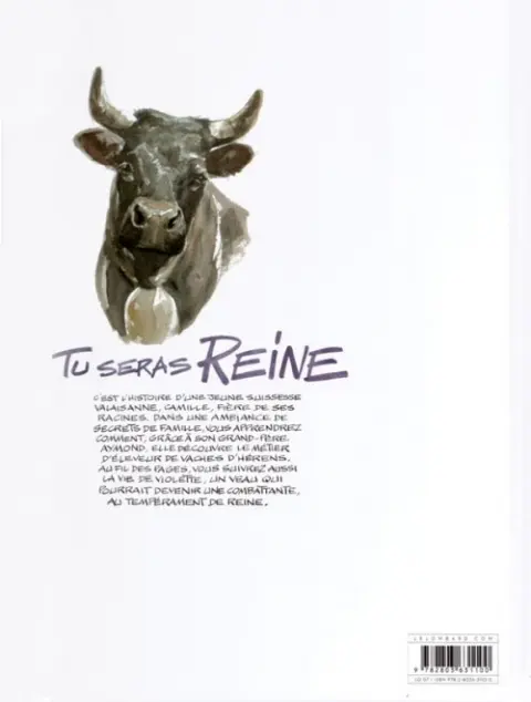 Verso de l'album Tu seras reine