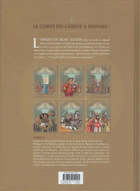 Verso de l'album Un jour sans Jésus Livre IV/VI