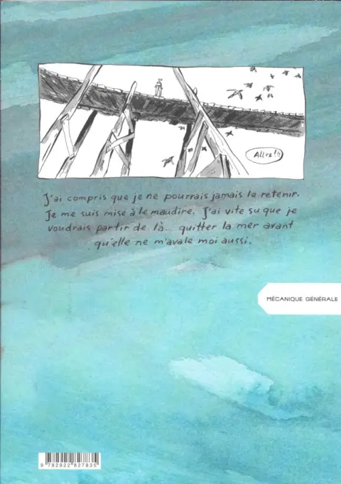 Verso de l'album Une longue canicule