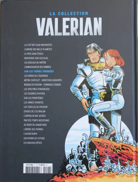 Verso de l'album Valérian Tome 7 Sur les terres truquées