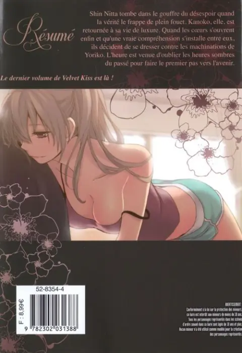 Verso de l'album Velvet Kiss 4