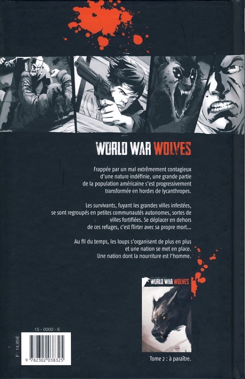 Verso de l'album World War Wolves 1 Dieu a de l'humour