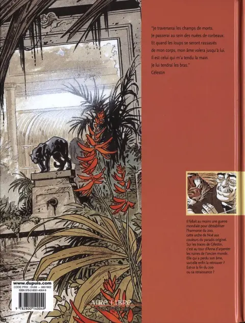 Verso de l'album Zoo Tome 3