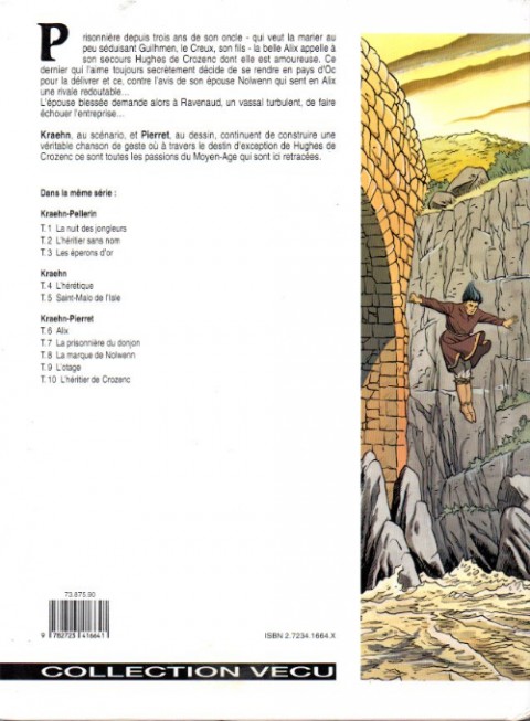 Verso de l'album Les Aigles décapitées Tome 7 La prisionnière du donjon