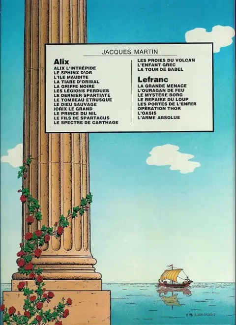 Verso de l'album Alix Tome 10 Iorix le grand