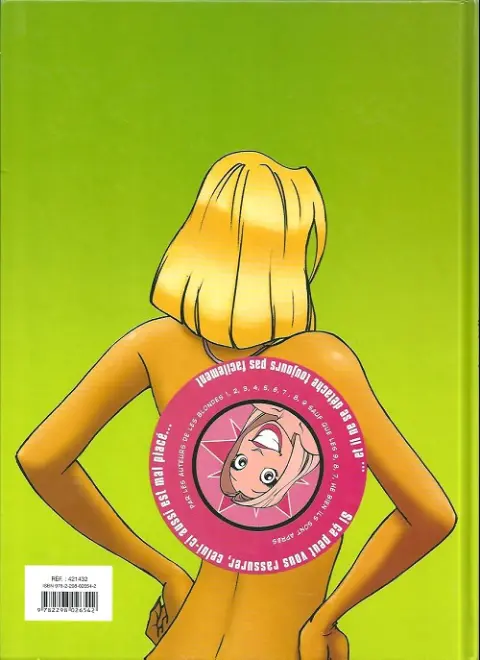Verso de l'album Les Blondes Tome 6 Mises à nu