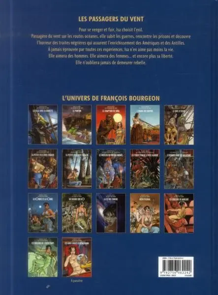 Verso de l'album Les Passagers du vent Tome 1 La Fille sous la Dunette