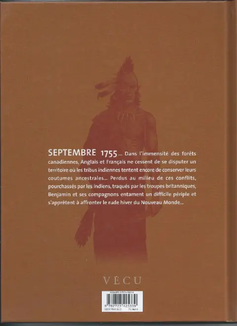 Verso de l'album Les Pionniers du Nouveau Monde Tome 2 Le grand dérangement