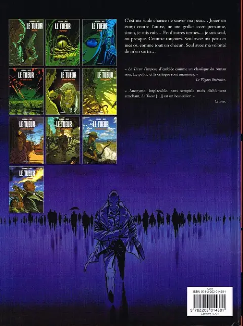Verso de l'album Le Tueur Tome 7 Le commun des mortels