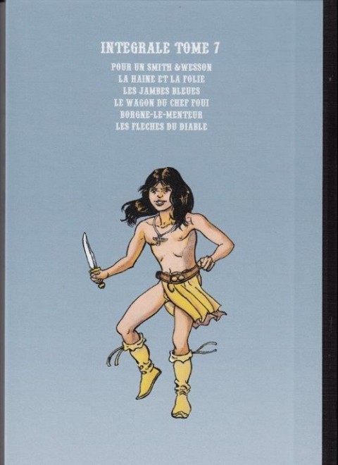 Verso de l'album Capitaine Apache Intégrale Tome 7