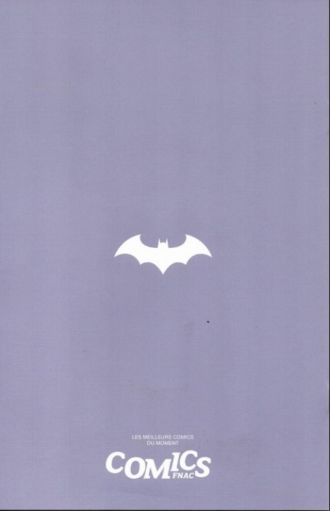 Verso de l'album Batman La Cour des Hiboux - Épisode 1
