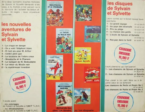 Verso de l'album Sylvain et Sylvette Tome 82 Le Secret de la cabane